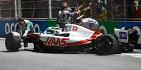 Mick Schumacher (Haas VF-22) verunfallt im Qualifying zum Formel-1-Rennen in Dschidda