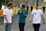 Pierre Gasly (AlphaTauri), Sebastian Vettel (Aston Martin) und Mick Schumacher (Haas) 