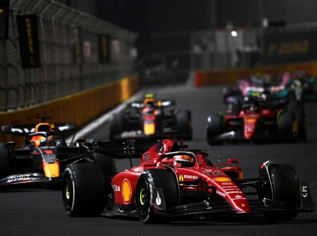 Charles Leclerc, Max Verstappen, Sergio Perez Charles Leclerc, Max Verstappen, Sergio Perez