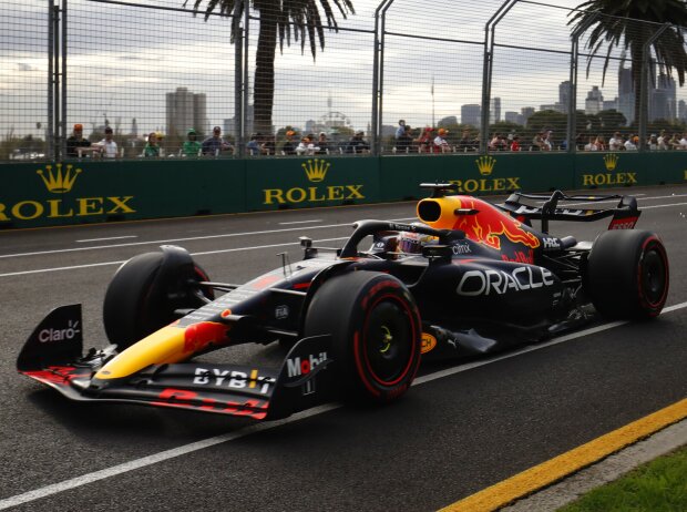 Titel-Bild zur News: Max Verstappen (Red Bull) im Freien Training zum Formel-1-Rennen in Melbourne 2022