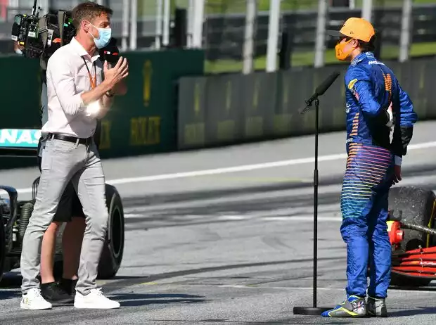 Lando Norris, Jenson Button Titel-Bild zur News: Lando Norris, Jenson Button