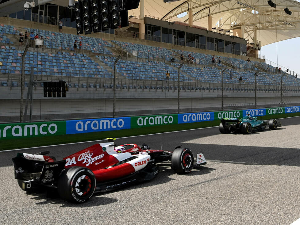 Pierre Gasly, Sergio Perez, Lance Stroll, Guanyu Zhou