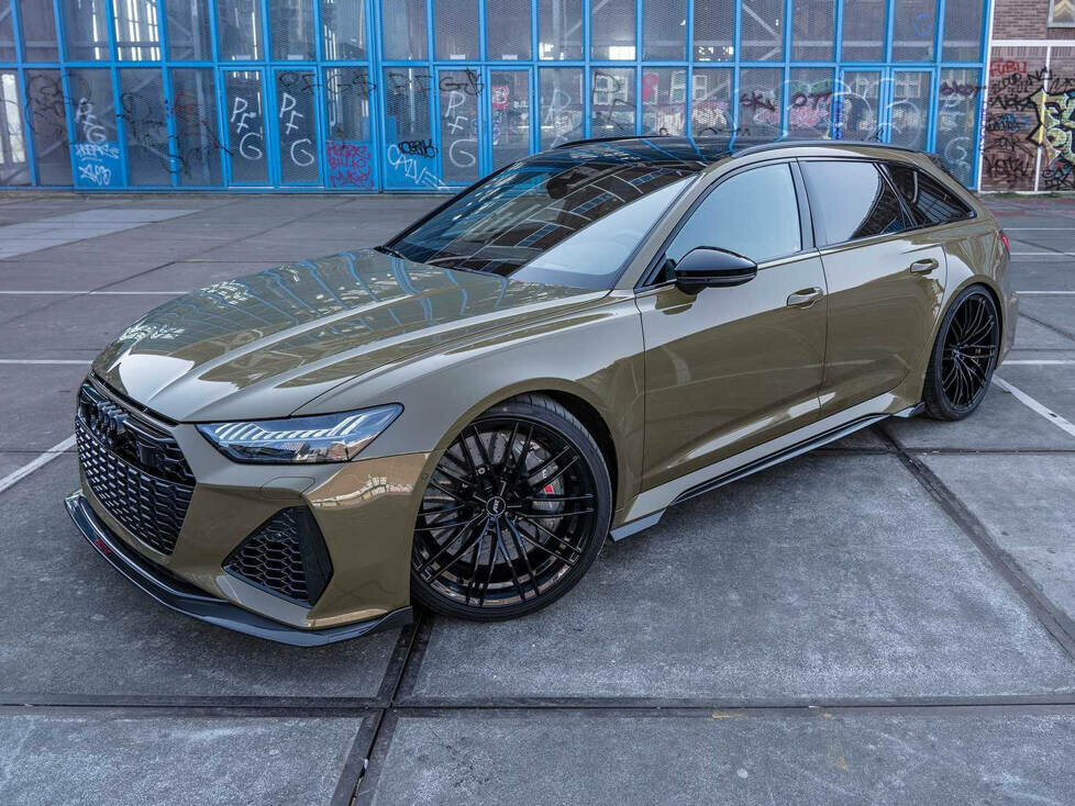 Audi RS 6 Avant mit Abt-Tuning glänzt in "Tactical Green"