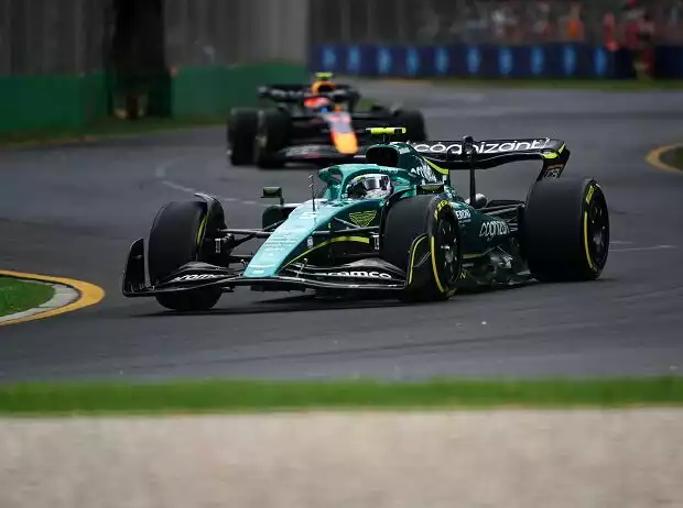 Titel-Bild zur News: Sebastian Vettel, Sergio Perez