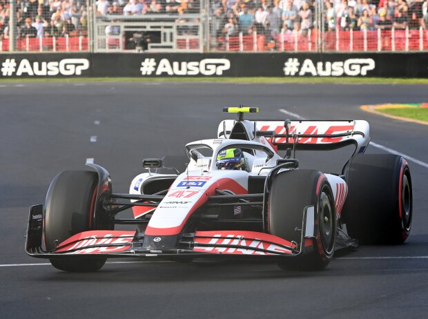 Titel-Bild zur News: Mick Schumacher im Qualifying zum Grand Prix von Australien 2022