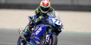 Supersport-WM Aragon Lauf 1: Aegerter nach Schrecksekunde auf Platz zwei