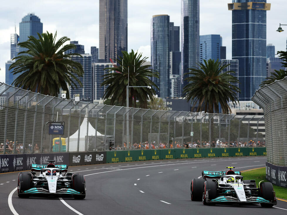 Lewis Hamilton, George Russell