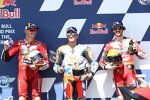 Jack Miller (Ducati), Jorge Martin (Pramac) und Francesco Bagnaia (Ducati) 