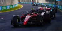 Guanyu Zhou, Carlos Sainz, Kevin Magnussen