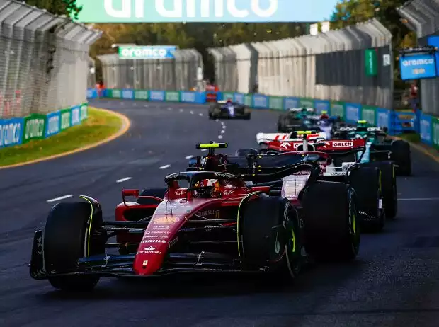 Titel-Bild zur News: Guanyu Zhou, Carlos Sainz, Kevin Magnussen