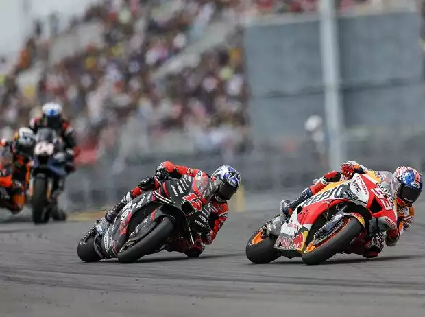 Titel-Bild zur News: Marc Marquez, Maverick Vinales