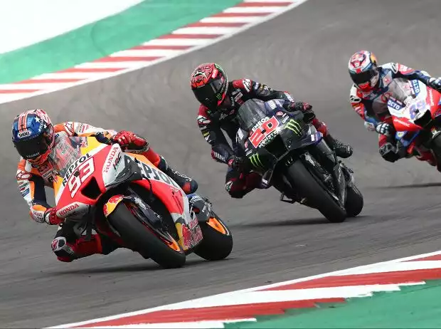 Marc Marquez, Fabio Quartararo Titel-Bild zur News: Marc Marquez, Fabio Quartararo