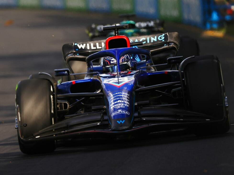 Alexander Albon im Williams FW44 in Melbourne 2022