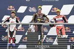 Tony Arbolino (Marc VDS), Ai Ogura (Honda Team Asia) und Jake Dixon (Aspar) 