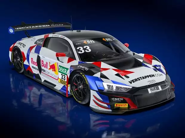 Der Audi R8 Audi R8 LMS GT3 evo II von Thierry Vermeulen und Mattia Drudi Titel-Bild zur News: Der Audi R8 Audi R8 LMS GT3 evo II von Thierry Vermeulen und Mattia Drudi