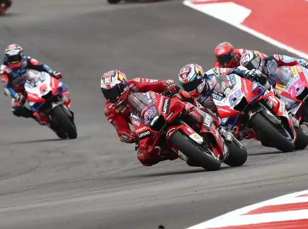 Titel-Bild zur News: Jack Miller, Jorge Martin, Enea Bastianini, Francesco Bagnaia, Johann Zarco