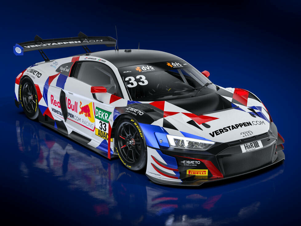 Der Audi R8 Audi R8 LMS GT3 evo II von Thierry Vermeulen und Mattia Drudi