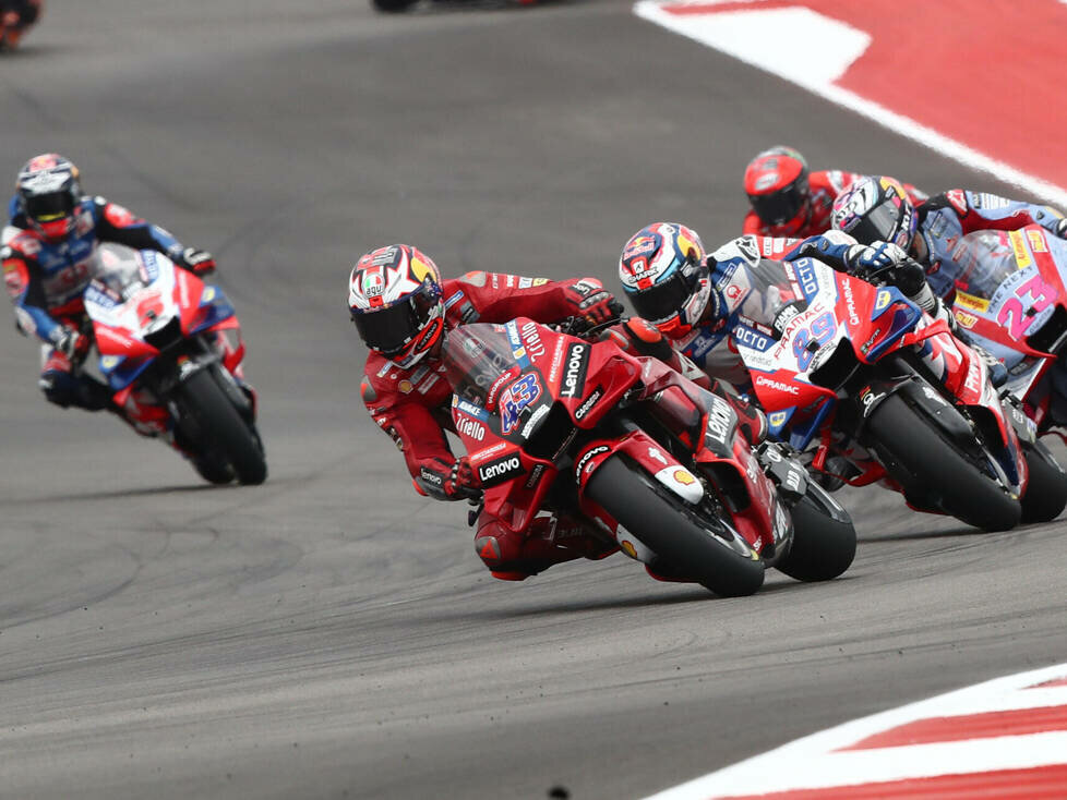 Jack Miller, Jorge Martin, Enea Bastianini, Francesco Bagnaia, Johann Zarco