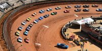 Start zum Food City Dirt Race 2021 auf dem Bristol Motor Speedway als Dirt-Track