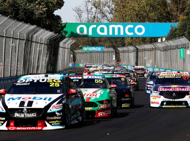 Supercars-Action im Albert Park in Melbourne 2022