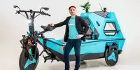 Bild zum Inhalt: Das Z-Triton ist ein bizarrer Mix aus Fahrrad, Boot und Wohnmobil