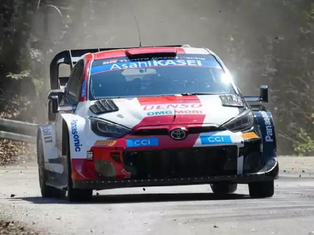 Titel-Bild zur News: Kalle Rovanperä im Toyota GR Yaris Rally1 bei Testfahrten in Kroatien