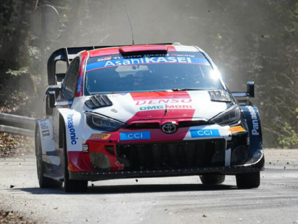 Kalle Rovanperä im Toyota GR Yaris Rally1 bei Testfahrten in Kroatien