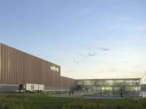 Northvolt Drei (Rendering) Titel-Bild zur News: Northvolt Drei (Rendering)