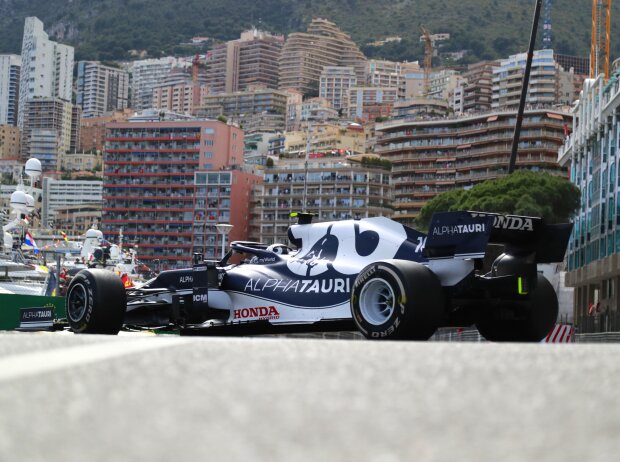 Titel-Bild zur News: Pierre Gasly (AlphaTauri) beim Formel-1-Rennen in Monaco 2021