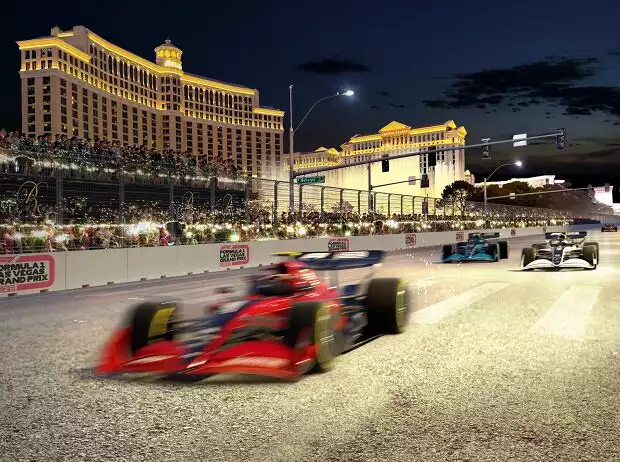 Rendering: Die Formel 1 in Las Vegas Titel-Bild zur News: Rendering: Die Formel 1 in Las Vegas
