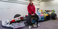 Jisbar mit dem Senna-Art-Car