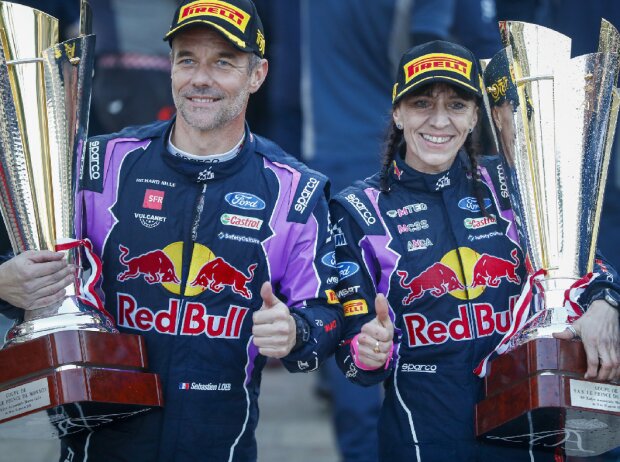 Titel-Bild zur News: sebastien Loeb und Beifahrerin Isabelle Galmiche