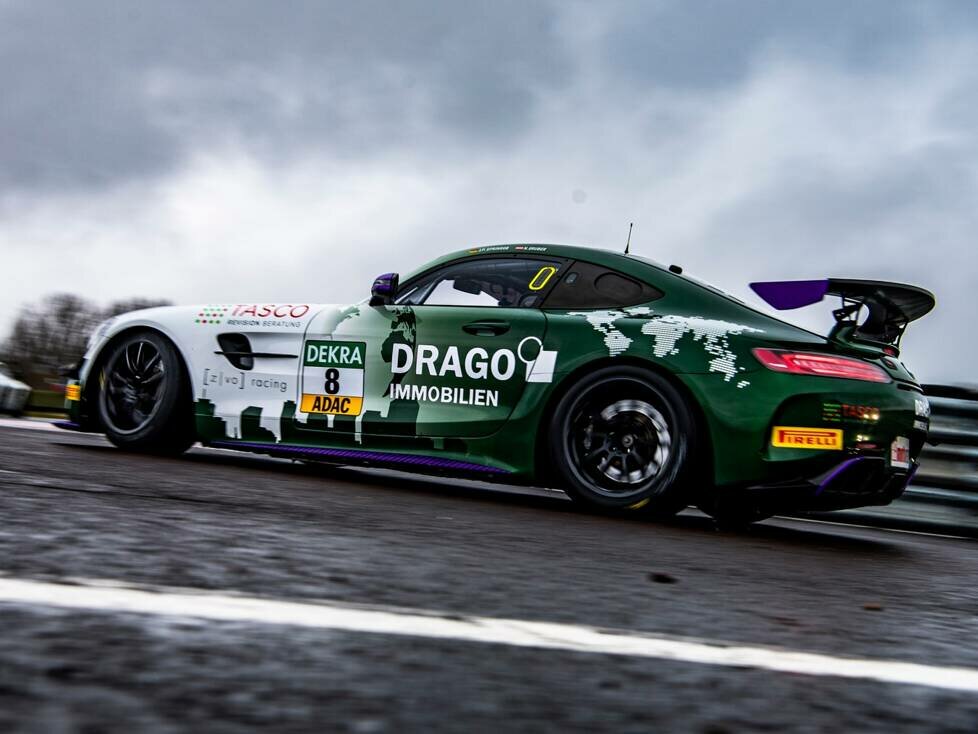 Einer der beiden Mercedes-AMG GT4 vom Drago Racing Team ZVO