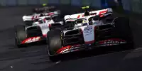 Mick Schumacher vor seinem Haas-Teamkollegen Kevin Magnussen in Melbourne 2022