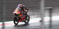 Bild zum Inhalt: Moto3 FT1 Portimao: Rookie Holgado im Regen bei vielen Stürzen vorn