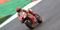 Bild zum Inhalt: MotoGP FT1 Portimao: Marc Marquez mit Regenbestzeit - Yamaha abgeschlagen