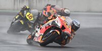 Bild zum Inhalt: MotoGP FT2 Portimao: Honda-Duo am Freitag vorn, Quartararo nur P20