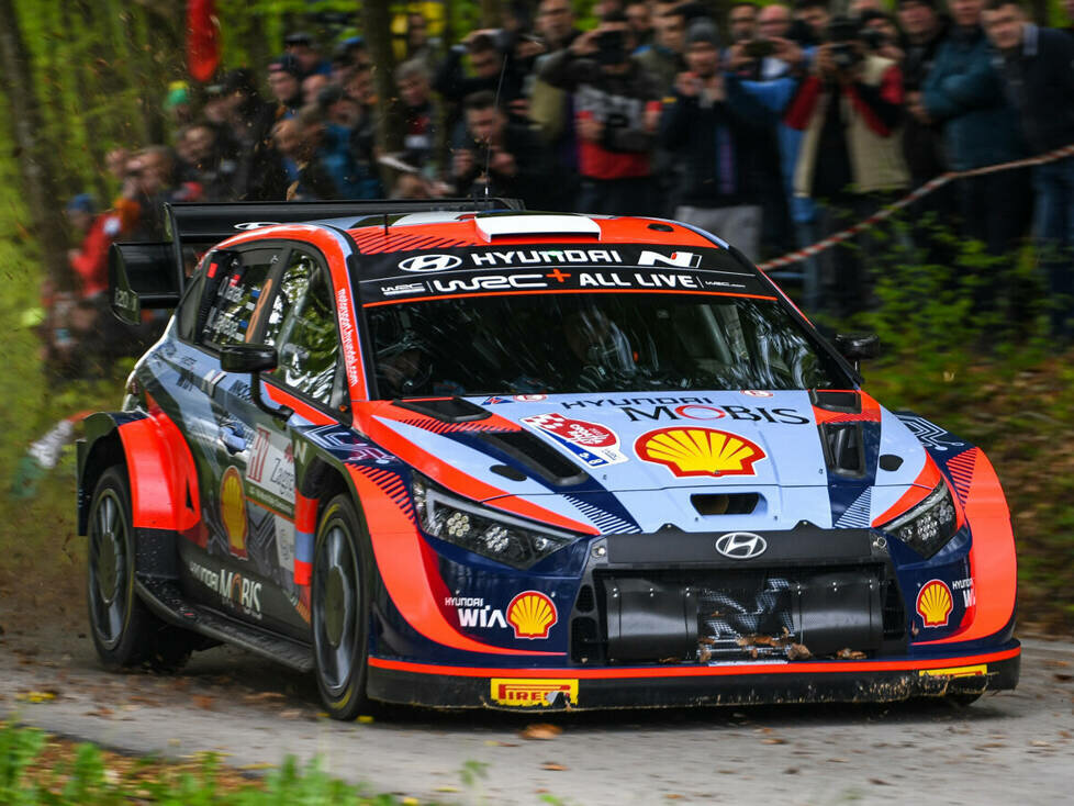 Ott Tänak beim Shakedown der Rallye Kroatien 2022