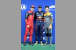 Charles Leclerc (Ferrari), Max Verstappen (Red Bull) und Lando Norris (McLaren) 