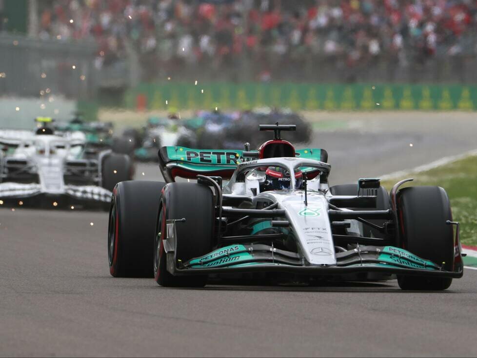George Russell beim Formell-1-Sprintrennen 2022 in Imola