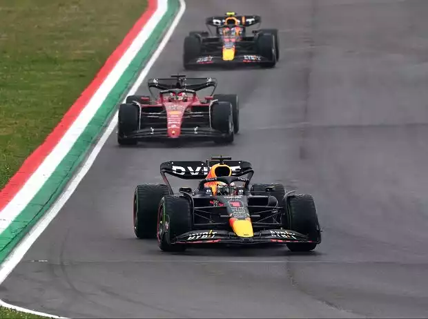 Max Verstappen, Charles Leclerc, Sergio Perez Titel-Bild zur News: Max Verstappen, Charles Leclerc, Sergio Perez