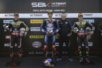 Jonathan Rea, Toprak Razgatlioglu und Alex Lowes 