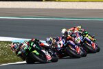 Jonathan Rea, Toprak Razgatlioglu, Andrea Locatelli, Alvaro Bautista und Alex Lowes 