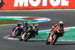 Alvaro Bautista, Jonathan Rea und Toprak Razgatlioglu 