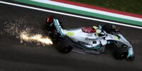 Lewis Hamilton (Mercedes W13) beim Formel-1-Rennen in Imola 2022