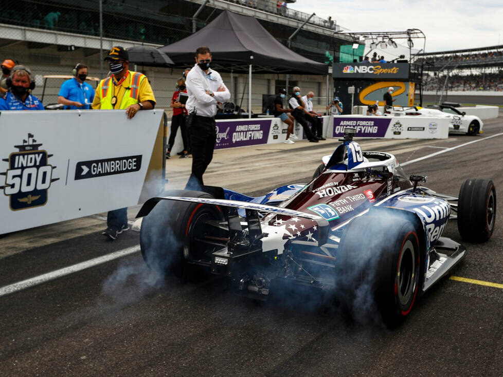 Qualifying zum Indy 500 auf dem Indianapolis Motor Speedway