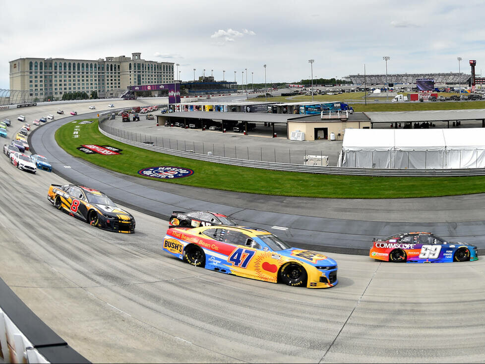 NASCAR-Action auf dem Dover Motor Speedway