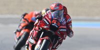 Bild zum Inhalt: MotoGP Jerez: Bagnaia mit Rekordzeit auf Pole - Marquez in Reihe zwei