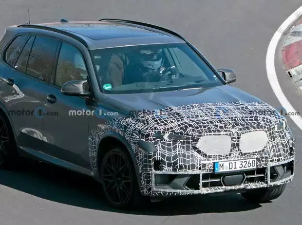 BMW X5 M (2023) als Erlkönig auf dem Nürburgring Titel-Bild zur News: BMW X5 M (2023) als Erlkönig auf dem Nürburgring