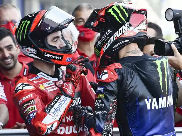 Francesco Bagnaia, Fabio Quartararo Titel-Bild zur News: Francesco Bagnaia, Fabio Quartararo